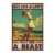 300 Piece Golf Wooden Puzzle Be a Lady Play Like a Beast Trivia Challenges Specially Designed to Keep Your Brain Young 15.7×11 Inch