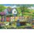 300 Piece Puzzles for Adults,Farm Grandma Jigsaw Puzzle for Adults Children Seniors,Large Piece Garden Puzzle for Kids Age 8-10 10-12,Vintage Country Quilts Puzzle,Family Game Great Gift 20.5x15in