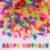 300+ Pieces Big Large Alphabet Letter Beads A-Z Mixed Plastic Shape Loose Charms Bead for Jewelry Making Bracelets Necklaces Key Chains (Classic Solid)