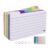 300 Sheets 6 Colors Index Cards with Divider Tabs Ruled Flash Note Cards