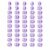 30/50PCS Numbered Pencil Toppers Reusable Pencil Tags Classroom Supply Organization Labels