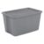 30 Gallon Extra-Large Plastic Storage Bin with Snap-On Lid, Gray