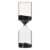 30 Minute Sand Timer for Students Teens | Cylinder Hourglass Timer for Time Management/Visual Learning | Pink/Blue/Black | Housewarming Present (Black)