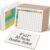 30 Pack Multiplication Dry Erase Boards with Color-Coded Times Tables