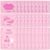 30 Pairs Lip Mask & Eye Mask & Face Mask, Spa Gifts for Teens Girls Women