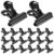 30pcs Black Metal Thumb Tack Clips for Bulletin Boards