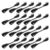 30pcs Black Polyester Embroidery Floss for Sewing Kit