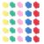 30pcs Cute Cat Paw Pencil Clip Soft Rubber Reward Decoration