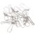30pcs Double Swivel Hook Stainless Steel Rotating Hanger