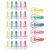 30Pcs Light Bulb Shape Paper Clips 42mm Metal, Mixed Colors