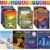 30PCS Literary Genres Posters with Banners Educational Literature Wall Arts