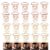 30Pcs Metal Coffee Cup-Shaped Paper Clips Set-Fun and Cute Paperclips for Document Organization and Party/Event Decorations in Rose Gold and Gold