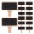 30Pcs Mini Chalkboard Wooden Clips Small Blackboard Signs for Food Garden Labels
