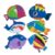 30Pcs Ocean Theme Fish Erasers TPR Soft Pencil Set for Study Use