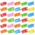 30pcs Phrases Pencil Erasers, Bulk Positive Phrases Erasers Encourage Eraser for Classroom Rewards Party Favors Gift Filling Eraser