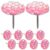 30pcs Pink Rhinestone Thumb Tacks for Cork Boards and Documents