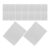 30pcs Pp Card Binder Refill Pages, 4 Holes 4 Grids for Documents