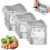 30 pcs Reusable Bags, Quart Size Reusable Food Storage Bags, Small Large Reusable Freezer Pouches for Snack & Food Storage(L)