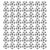 30pcs Soccer Ball Pvc Pen Clip for Notebook and Cute Flexible Holder