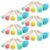 30 Pcs Sponge Brushes for Painting – Round Flower Foam Brush Paint Sponges – Stippler Paintings Sponge Paint Brushes for Acrylic with Wooden Handle for Crafts DIY Painting Tools