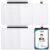 30pcs Sublimation ID Badge Holder Blanks, Bulk Leather ID Badge Holder,Heat Transfer Print Waterproof Sublimation Name Tags Blanks for Office Employees Students
