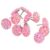 30pcs Thumb Tacks for Rhinestone Pink and Cork Boards Wall Hanging