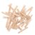 30pcs Wood Clothes Pegs Flat-Slotted Natural Clothespins for Crafts