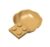 30 Piece Clam/Scallop Shell with 4 Studs, Earthy Gold, Compatible with Lego Parts 18970