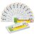 30 Pieces Traditional Manuscript Name Plates for Desk Self Adhesive Name Tags Desk Plates for Primary Students and Teachers Using