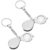30X Pocket Magnifying Glass, 2 Pcs Jewelers Loupe Portable Small Jewelry Magnifying Glass Travel Pocket Magnifier for Reading Newspaper Books Gems Diamonds Coins