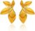 ALEGEND 18K Gold Silver Stainless Steel Earrings
