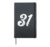 31st Birthday Gift | Classic Vintage Men Women Hardcover Journal, Black