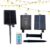31V Solar Gate Opener Kit with Remote Waterproof Warm Light Complete Set