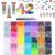 32000Pcs 42 Colors Jelly Rhinestones Kit for Bedazzling,3mm Multicolor Resin Flatback Gems Bedazzler Kit with 3Pcs B7000 Jewelry Glue & Tools for Nail Rhinestones,Shoes,Crafts,Makeup,Diamond Art & DIY