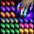 320 PCS Finger LED Lights, 8 Color Finger Flashlights, Battery Powered Mini Light Up Ring Lamps, Glow in the Dark Party Supplies for Rave Concerts, Shows, Night Parties and Events