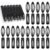 32 Pcs 2-In Snap Hair Clips No-Slip Metal Barrettes, Matte Black