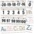32Pcs A to Z Alphabet and -20-100 Number Cards Boho Bulletin Board Under The Sea Ocean Summer Sunflower Bee Theme Classroom Decorations Math Posters for Wall School Teacher Supplies (Boho Number)