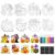 32 Pcs Halloween Christian Pumpkin Craft DIY Fridge Magnet Set Party Favors
