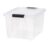 32 Quart Stackable Plastic Storage Bins with Lid, BPA Free Durable Tote Boxes for Home Garage Office Organization