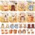 32 Sheets Fall Animal Make Your Own Face Stickers DIY Craft for Kids