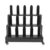3/2 Tier Commercial Textile Fabric Roll Holder with Wheels