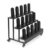 3/2 Tier Commercial Textile Fabric Roll Holder with Wheels Heavy Duty