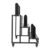 3/2 Tier Vinyl Car Wrap Film Display Rack with Wheels