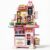 33.8IN – 70PCS Kids Kitchen Playset, Cooking Stove with Steam (Pink)