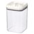 3.3 L Square Clear Plastic Food Storage Container with Flip Buckle Lid