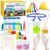 33PCS Lab Science Experiments for Girls and Boys Learning Kits for Junior Chemistry Beakers and Test Tubes Fun Experiments for Students Activities Science Project Classroom Gift for Curious Minds