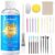 3.4FL OZ Air Dry Clay Glaze & 25pcs Tools Kit, Gloss Protective Sealant