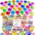 35 Cups DIY Slime Kit, Slime Making Kit for Girls, Crystal Clear, Glow in The Dark Slime with Add-ins, Foam Balls, Charms, Party Favors Gift Toys for Kids 3-12