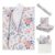 35 Sheets Floral Tissue Paper, 20x14in Flower Tissue Paper for Gift Bags Gift Wrapping, Crafts, Decoupage Art Packing Supplies for Weddings, Birthdays – Blue Floral