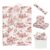 35 Sheets Floral Tissue Paper, 20x14in Flower Tissue Paper for Gift Bags Gift Wrapping, Crafts, Decoupage Art Packing Supplies for Weddings, Birthdays, Holidays Decor-Lake